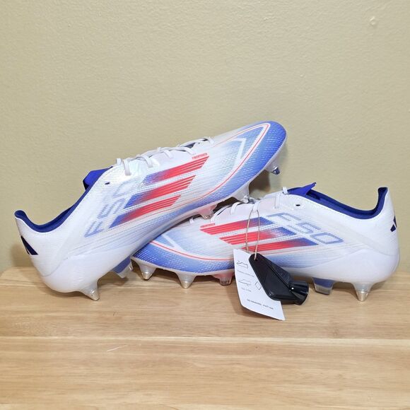 Adidas F50 Elite SG Advancement Pack Soccer Cleats White Blue Red IF1299 10.5 main image 4